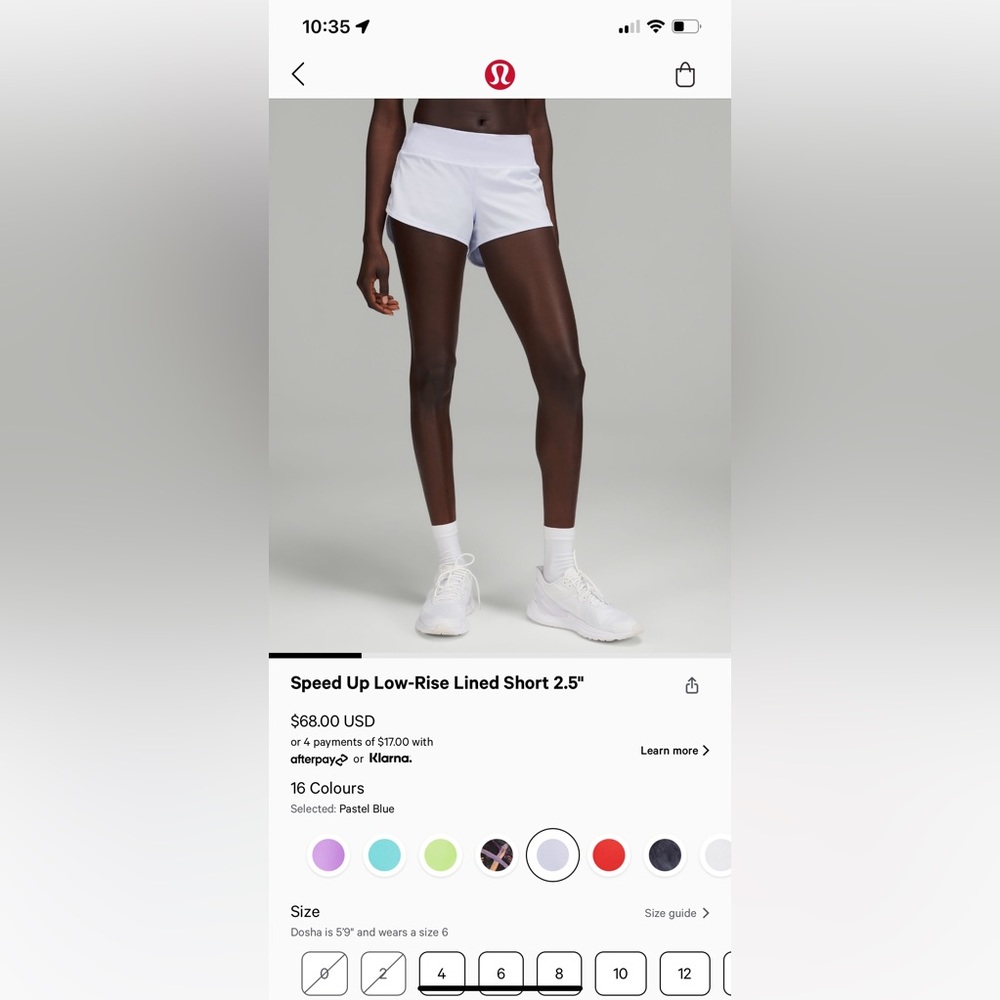 Lululemon Speed Up 2.5”
